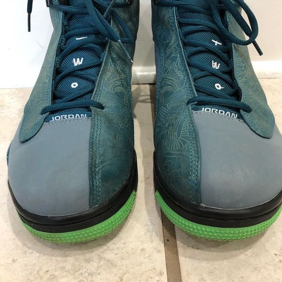 Jordan Dub Zero Teal Sneakers - Picture 2 of 7
